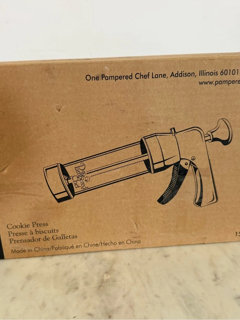The Pampered Chef Cookie Press No. 1525 - Brand New in Box